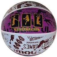 Basketbalový míč s potiskem vel. 5 G2104K