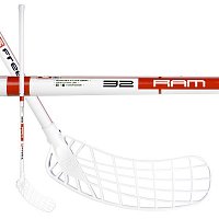 Florbalová hůl Freez RAM 32 WHITE-RED 95 cm levá